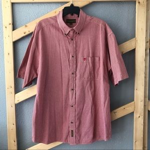 Timberland Red Plaid Button Down Shirt - XL